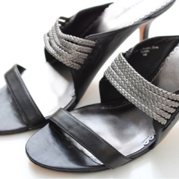 NWOT Johnston & Murphy heeled sandals - Picture 8 of 13